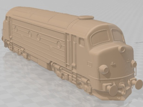 Lokomotywa - klasa DSB MY do druku Model do druku 3D
