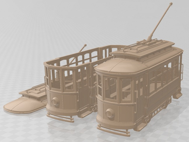 Trem Tua - 1 Dapat Dicetak Model Cetak 3D .c4d .max .obj .3ds .fbx .stl .blend 