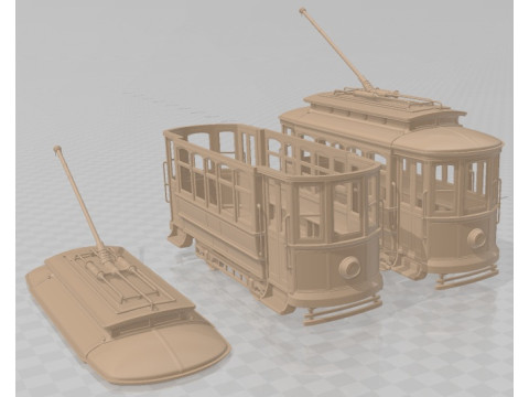 Trem Tua - 1 Dapat Dicetak Model Cetak 3D