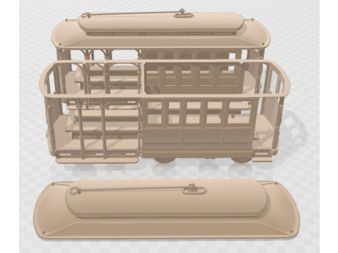 Funivia - San Francisco stampabile Modello di stampa 3D