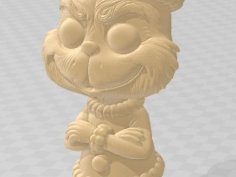 Funko - Grinch Printable Doll 3D Print Model