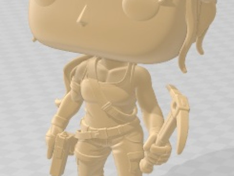 Funko - Tom Raider Printable Doll 3D Print Model