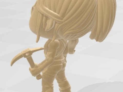 Funko - Tom Raider Printable Doll 3D Print Model