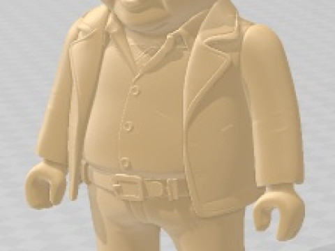 Playmobil - Torrente-Puppe zum Ausdrucken 3D Druckmodell