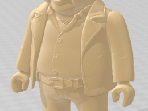 Playmobil - Torrente Printable Doll 3D Print Model