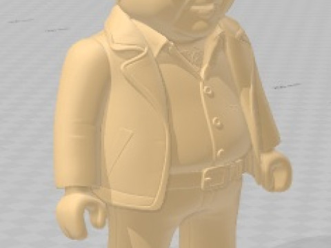 Playmobil - Torrente-Puppe zum Ausdrucken 3D Druckmodell