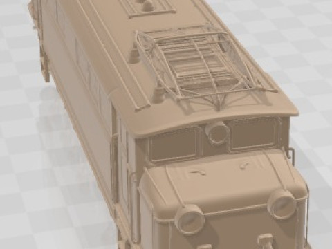 机车 - OBB 1670 可打印 3D 打印模型