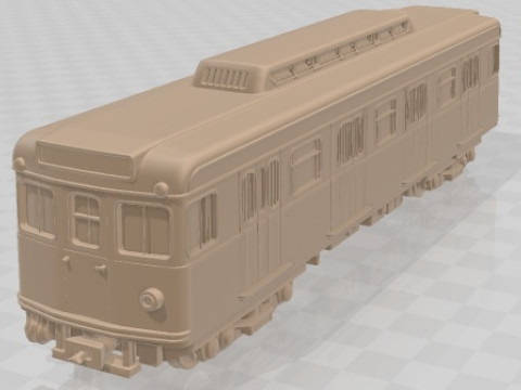 Metro Barcelona Serie 400 zum Ausdrucken 3D Druckmodell