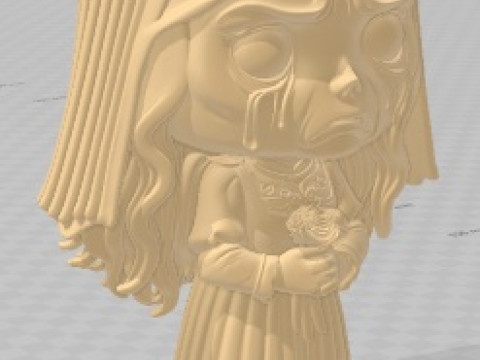Funko - Boneka La Llorona 3 yang Dapat Dicetak Model Cetak 3D