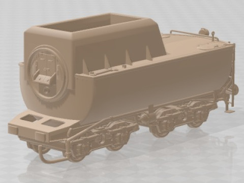 Lokomotywa parowa BR 52 do druku Model do druku 3D