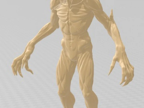 Demogorgon - Stranger Things Printable Doll 3D Print Model