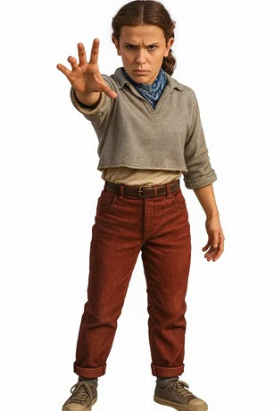 Eleven - Stranger Things Printable Doll 3D Print Model .c4d .max .obj .3ds .fbx .stl .blend 