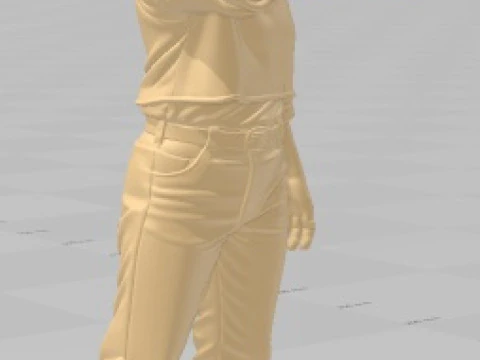 Eleven - Stranger Things Printable Doll 3D Print Model