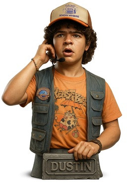 Popiersie Dustina – Stranger Things Model do druku 3D .c4d .max .obj .3ds .fbx .stl .blend 