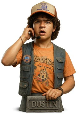 Dustin Bust - Stranger Things 3D Print Model .c4d .max .obj .3ds .fbx .stl .blend