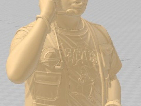 Popiersie Dustina – Stranger Things Model do druku 3D