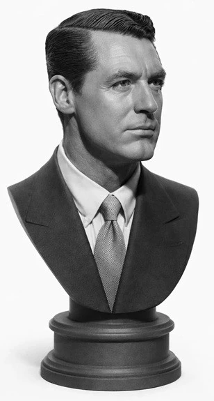Cary Grant - Printable Bust 3D Print Model .c4d .max .obj .3ds .fbx .stl .blend 