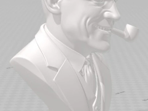 Boris Karloff - Printable Bust 3D Print Model