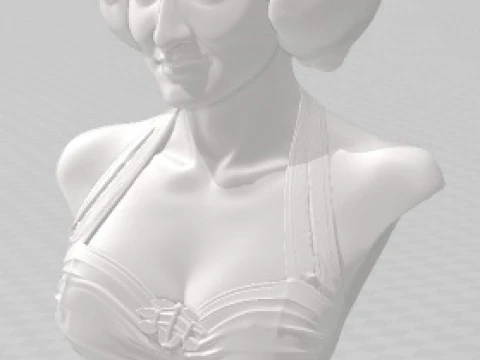 Bette Davis - Printable Bust 3D Print Model