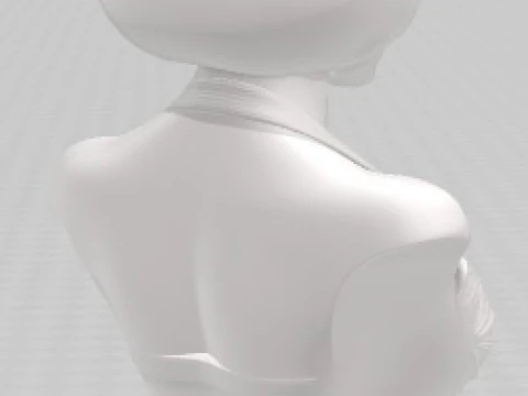 Bette Davis - Printable Bust 3D Print Model