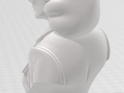 Katharine Hepburn - Printable Bust 3D Print Model