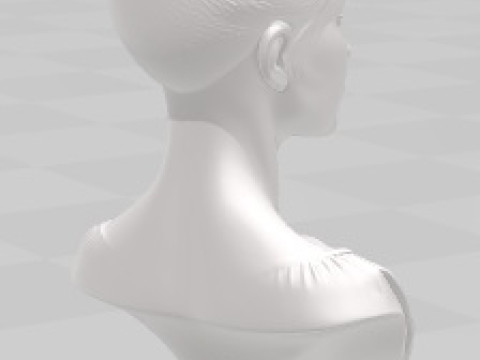 Brigitte Bardot - Printable Bust 3D Print Model