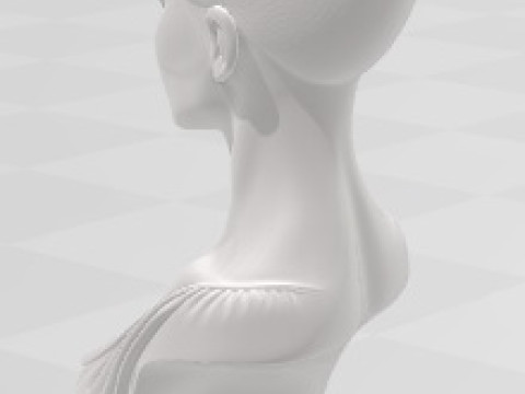 Brigitte Bardot - Printable Bust 3D Print Model