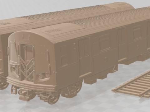 Pociąg R160 Metro w Nowym Jorku do druku Model do druku 3D