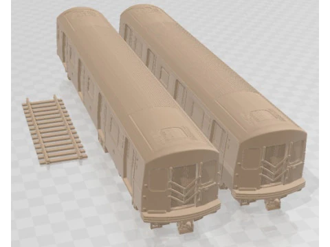 R160 Train New York City Subway Printable 3D Print Model