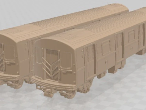 R160 Train New York City Subway Printable 3D Print Model