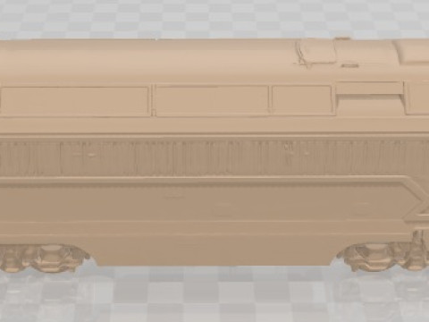 机车 - SNCF 68000 可打印 3D 打印模型