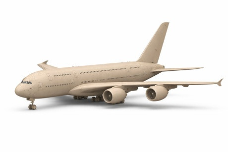 Airbus A380 Printable 3D Print Model .c4d .max .obj .3ds .fbx .stl .blend