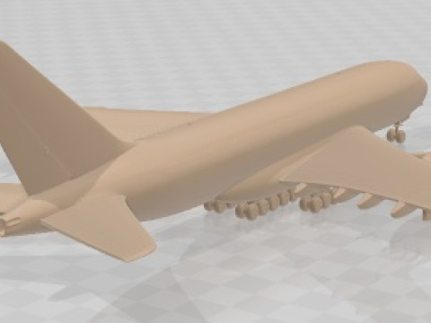 Airbus A380 Printable 3D Print Model