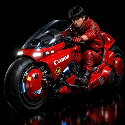 Akira - Kaneda Moto Printable 3D Print Model .c4d .max .obj .3ds .fbx .stl .blend