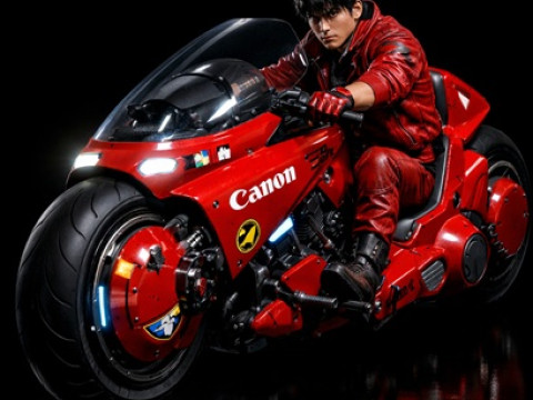 Akira - Kaneda Moto Yazdırılabilir 3D Baskı Modeli