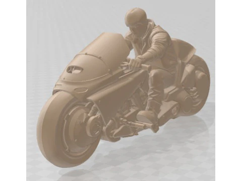 Akira - Kaneda Moto Printable 3D Print Model