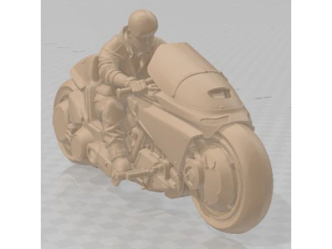 Akira - Kaneda Moto Printable 3D Print Model