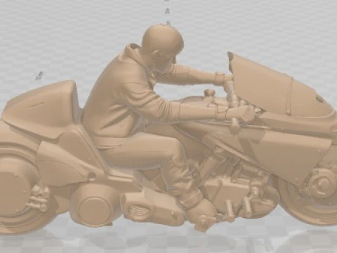 Akira - Kaneda Moto Printable 3D Print Model