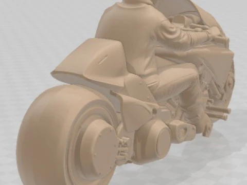 Akira - Kaneda Moto Printable 3D Print Model