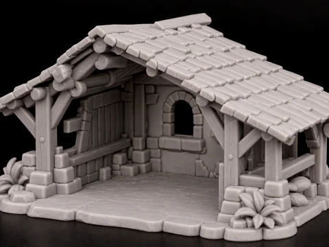 Playmobil Style Nativity Printable 3D Print Model