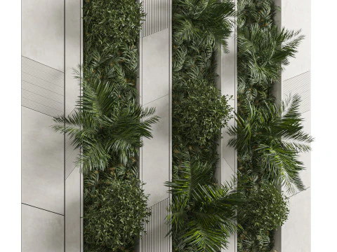 Parede Verde Vol75 Modelo 3D