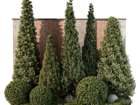 Plante d'ext&eacute;rieur 219 Modèle 3D