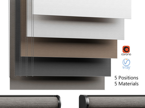 Roller Blinds Vol 04 3D 模型