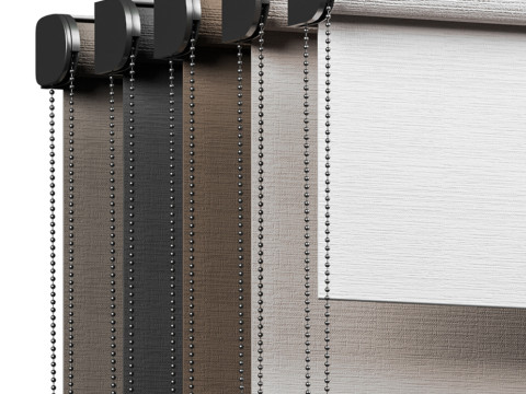 Roller Blinds Vol 04 3D Модель