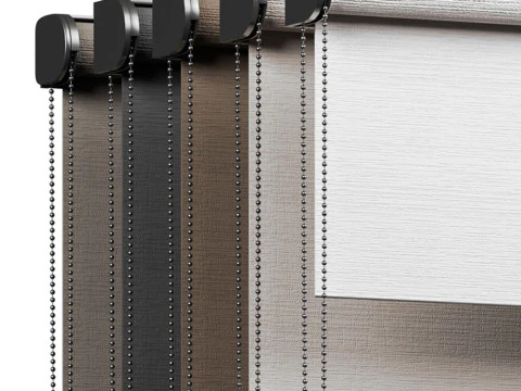 Roller Blinds Vol 04 3D Model