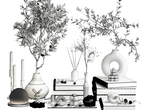 장식세트Vol15 3D 모델