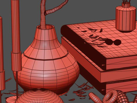 장식세트Vol15 3D 모델