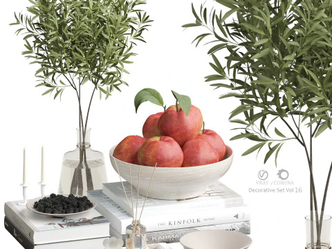 장식세트Vol16 3D 모델