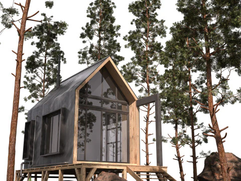 Pondok Hutan Rumah Vol 01 Model 3D