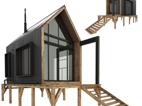 House Forest Cottage Vol 01 3Dモデル